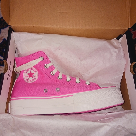 ⚫️  Converse Chuck Taylor All Star Lift  Retro Varsity Shoes Women - Picture 11 of 15